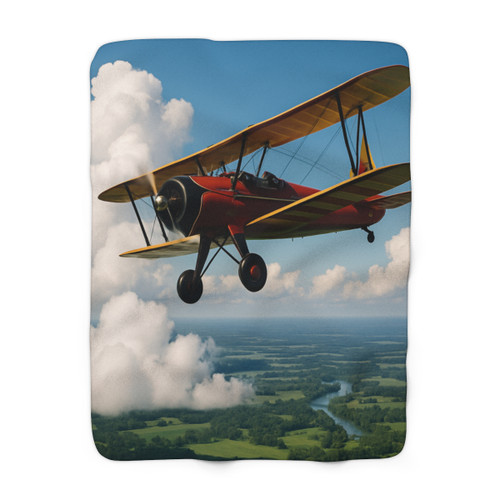 Wings of History - Sherpa Fleece Blanket
