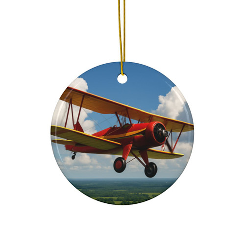 Wings of History - Ceramic Ornaments, 2-Side Print, (1pc, 3pcs, 5pcs, 10pcs)