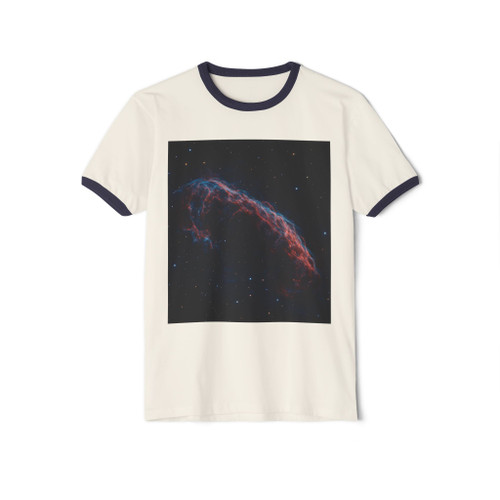 Stellar Veil - Unisex Cotton Ringer T-Shirt