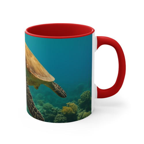 Serene Ocean Whisper - 11oz Accent Mug