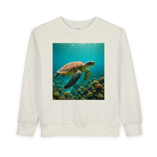Serene Ocean Whisper - Toddler Sweatshirt