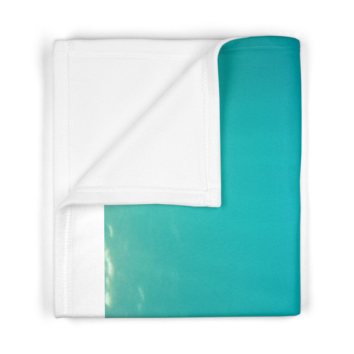 Serene Ocean Whisper - Soft Fleece Baby Blanket