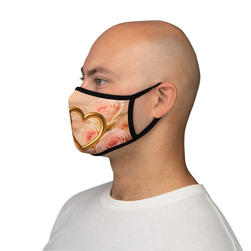 Timeless Love - Fitted Polyester Face Mask Timeless Love - Fitted Polyester Face Mask