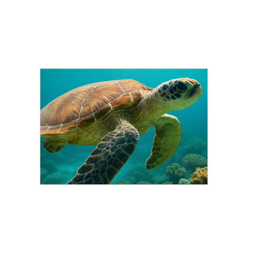 Serene Ocean Whisper - Foam Board