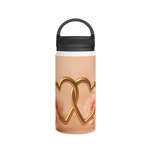 Timeless Love - Stainless Steel Water Bottle, Handle Lid