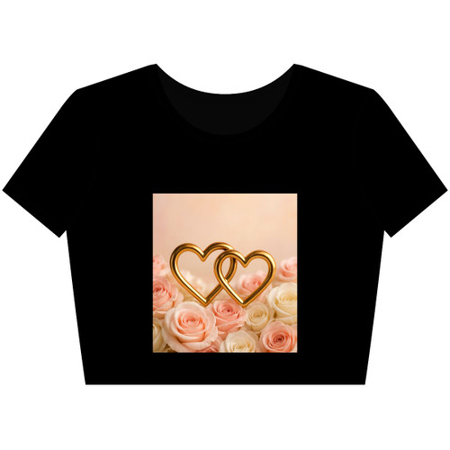 Timeless Love - Women’s Poly-Cotton Crop Tee