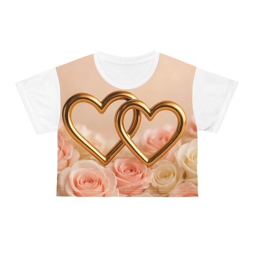 Timeless Love - Crop Tee (AOP)