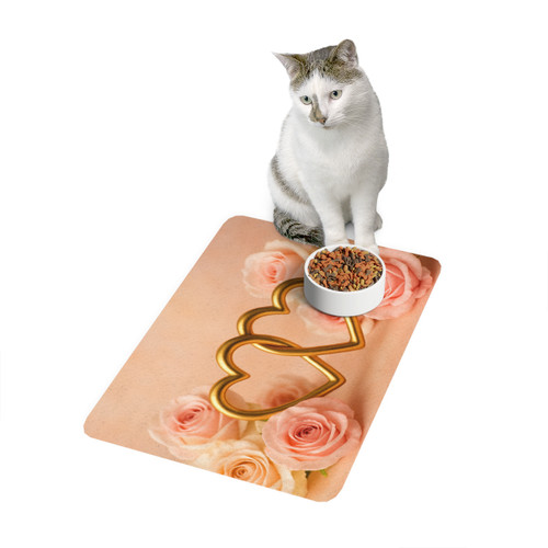 Timeless Love - Pet Food Mat (12x18)