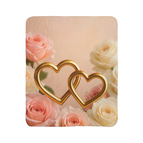 Timeless Love - Fleece Sherpa Blanket