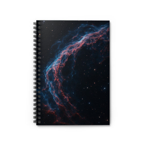 Stellar Veil - Spiral Notebook - Ruled Line