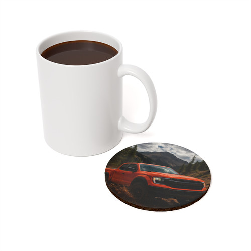 Rugged Trailblazer - Cork Back Coaster