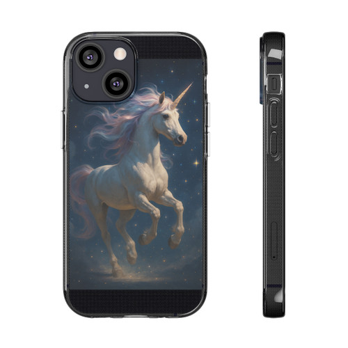 Celestial Dreamscape - Clear Silicone Phone Cases