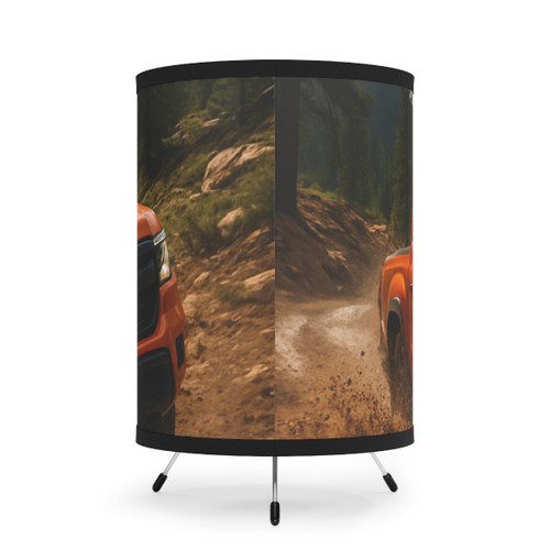 Rugged Trailblazer - Tripod Lamp with High-Res Printed Shade, US\CA plug
