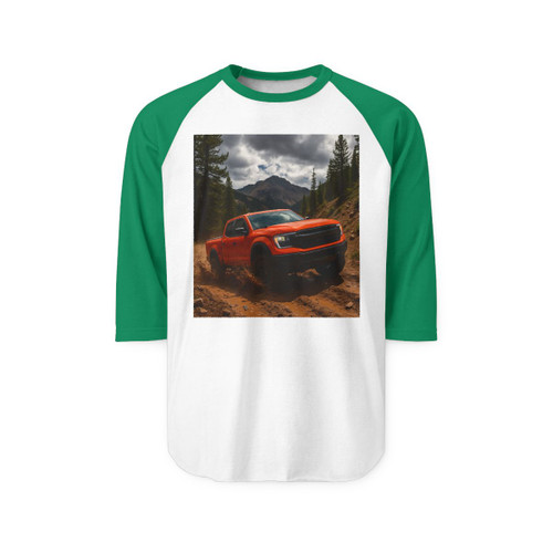 Rugged Trailblazer - Unisex Three-Quarter Sleeve Raglan Shirt