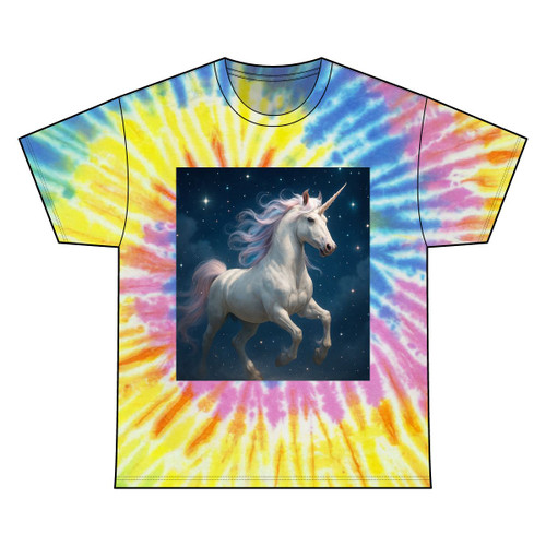 Celestial Dreamscape - Unisex Tie Dye Cotton Tee