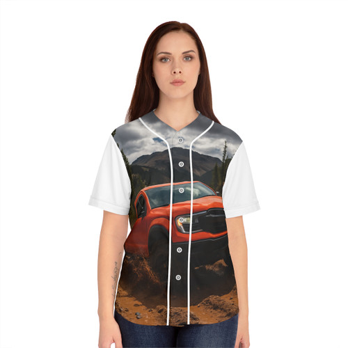 Rugged Trailblazer - Women's Baseball Jersey (AOP)