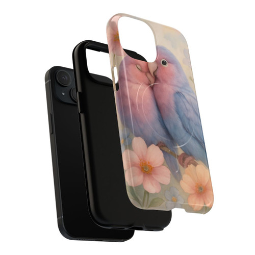 Whimsical Love Birds - Tough Magnetic Cases