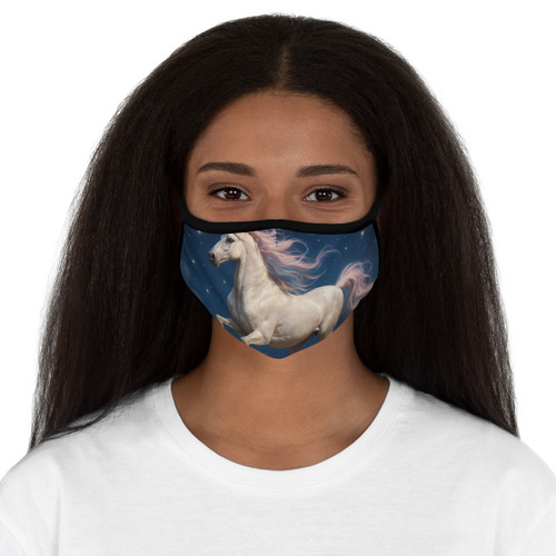 Celestial Dreamscape - Fitted Polyester Face Mask