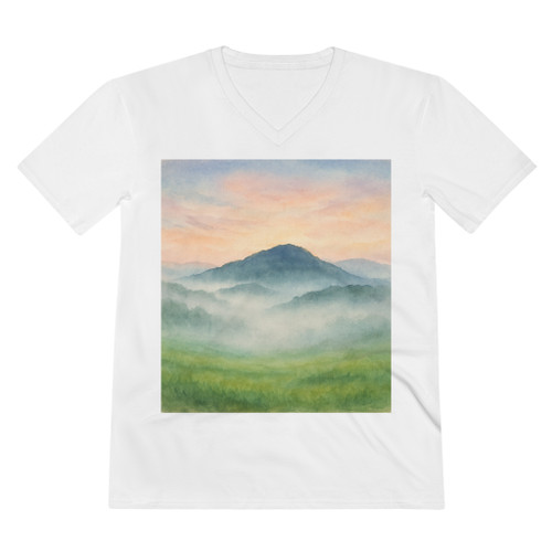 Ethereal Dawn - Men's Lightweight V-Neck Tee