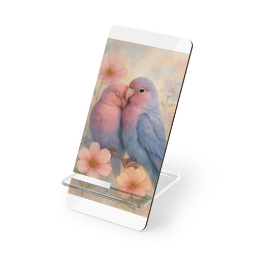 Whimsical Love Birds - Mobile Display Stand for Smartphones