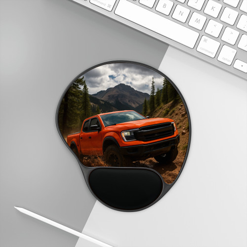 Rugged Trailblazer - Mouse Pad With Wrist Rest Rugged Trailblazer - Mouse Pad With Wrist Rest