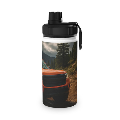 Rugged Trailblazer - Stainless Steel Water Bottle, Sports Lid