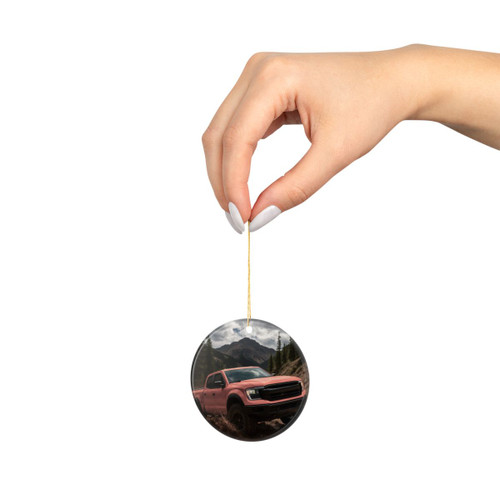 Rugged Trailblazer - Ceramic Ornaments, 2-Side Print