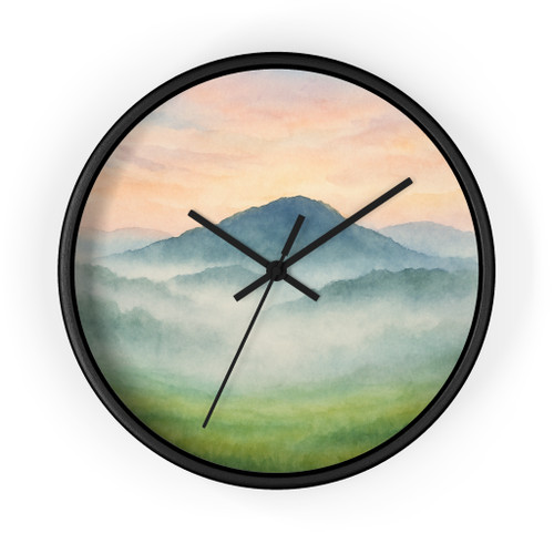 Ethereal Dawn - Wall Clock