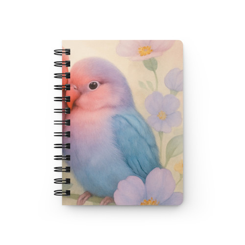Whimsical Love Birds - Spiral Bound Journal