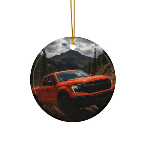 Rugged Trailblazer - Ceramic Ornament, 4 Shapes