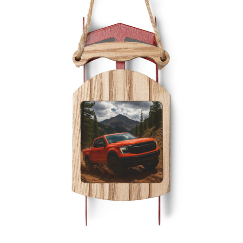 Rugged Trailblazer - Sled Ornaments