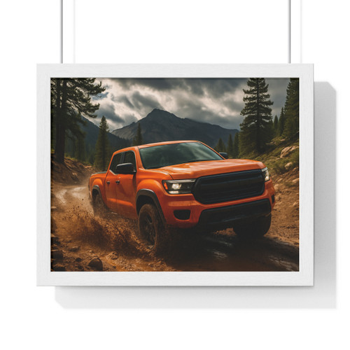 Rugged Trailblazer - Horizontal Framed Poster