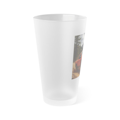Rugged Trailblazer - Frosted Pint Glass, 16oz