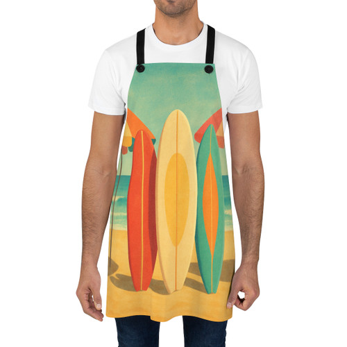 Retro Beach Getaway - Apron (AOP)