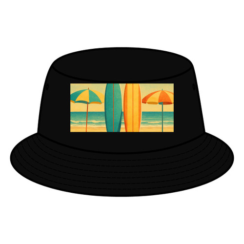 Retro Beach Getaway - Bucket Hat