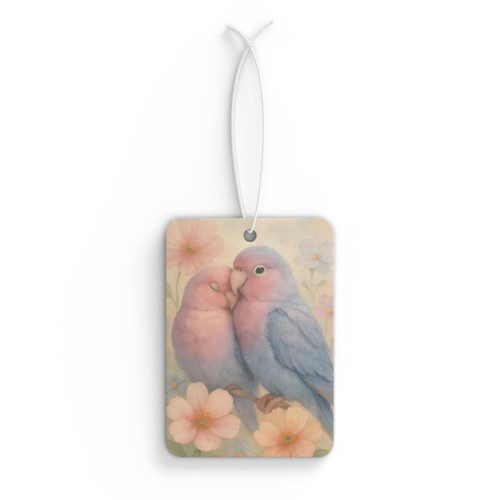 Whimsical Love Birds - Car Air Freshener