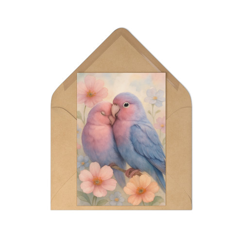 Whimsical Love Birds - Postcards (7 pcs)