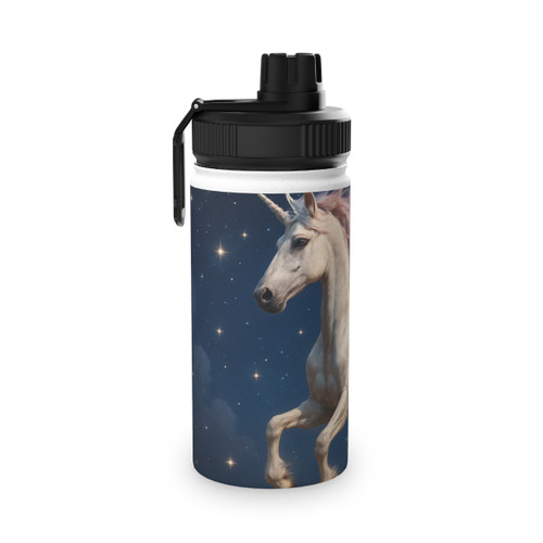 Celestial Dreamscape - Stainless Steel Water Bottle, Sports Lid