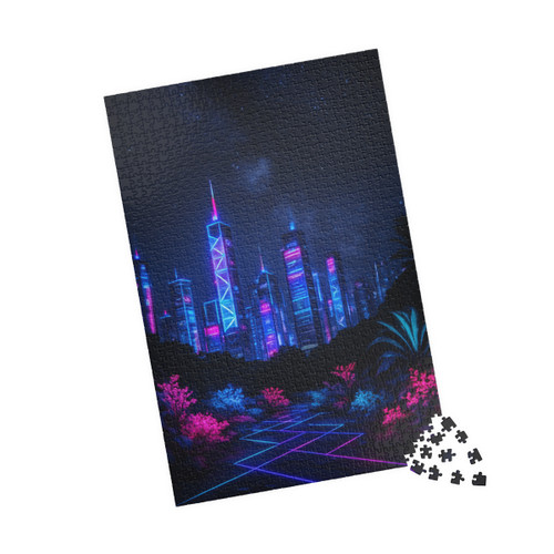 Neon Dreamscape - Puzzle (110, 252, 520, 1014-piece)