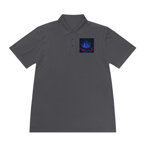 Neon Dreamscape - Men's Sport Polo Shirt