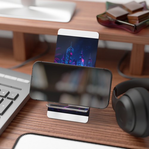 Neon Dreamscape - Mobile Display Stand for Smartphones
