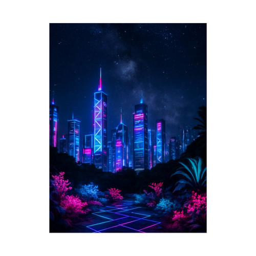 Neon Dreamscape - Rolled Posters