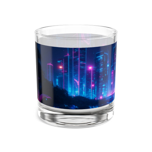 Neon Dreamscape - Rocks Glass, 10oz