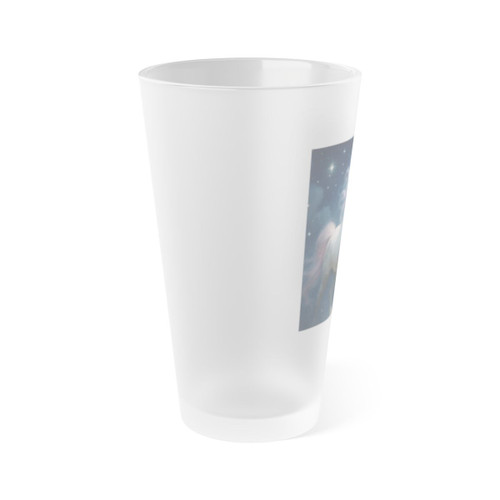 Celestial Dreamscape - Frosted Pint Glass, 16oz