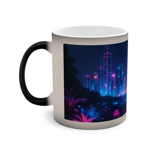 Neon Dreamscape - Color-Changing Mug, 11oz