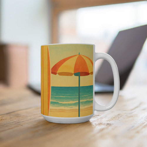 Retro Beach Getaway - Mug 15oz