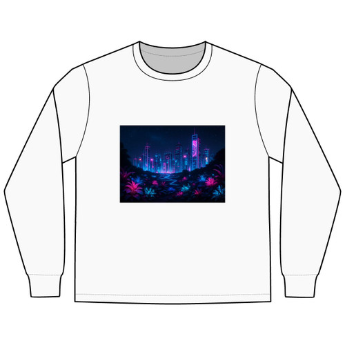 Neon Dreamscape - Men's Long Sleeve Tee