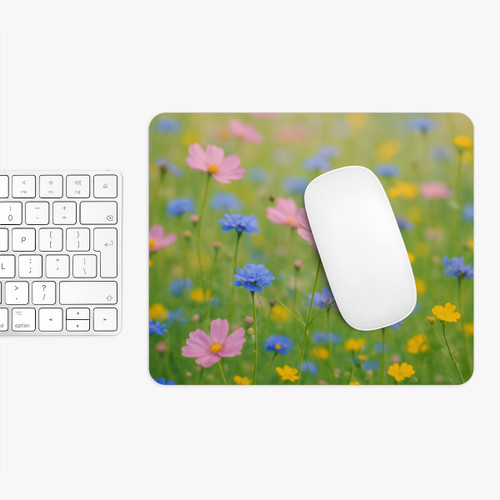 Whimsical Wildflowers - Mouse Pad 