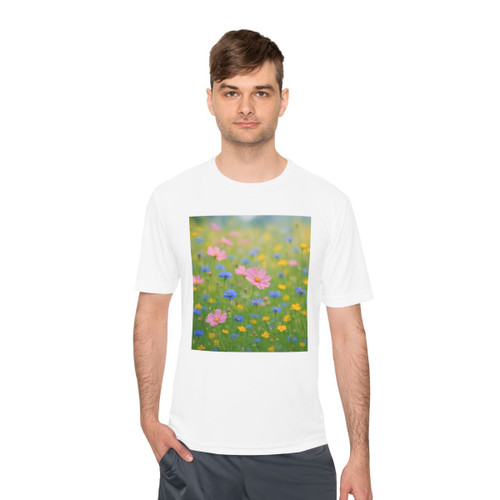 Whimsical Wildflowers - Unisex Moisture Wicking Tee Whimsical Wildflowers - Unisex Moisture Wicking Tee
