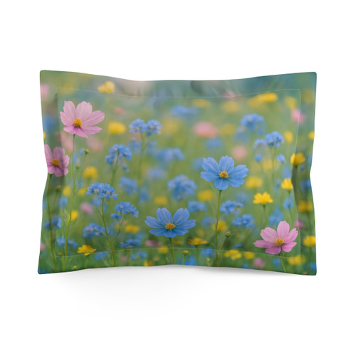 Whimsical Wildflowers - Microfiber Pillow Sham
